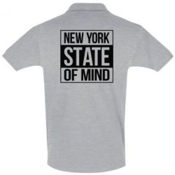Мужское поло New York state of mind - PrintSalon