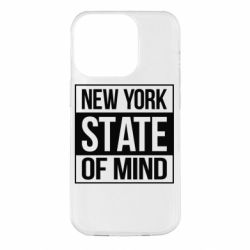 Чехол для iPhone 14 Pro New York state of mind - PrintSalon
