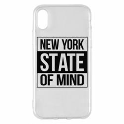 Чехол для iPhone X/Xs New York state of mind - PrintSalon