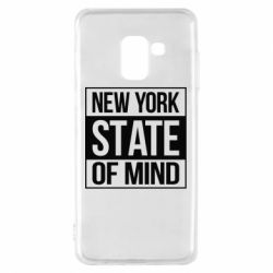 Чехол для Samsung A8 2018 New York state of mind - PrintSalon