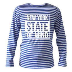 Тельняшка с длинным рукавом New York state of mind - PrintSalon