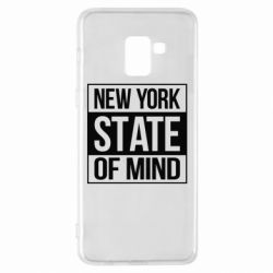Чехол для Samsung A8+ 2018 New York state of mind - PrintSalon