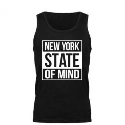 Мужская майка New York state of mind - PrintSalon