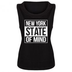 Женская майка New York state of mind - PrintSalon