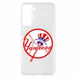 Чехол для Samsung S21 New York Yankees - PrintSalon