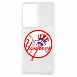 Чехол для Samsung S21 Ultra New York Yankees - PrintSalon