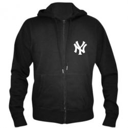 Мужское худи на молнии New York yankees - PrintSalon