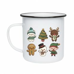 Кружка емальована Newborn New Year - PrintSalon