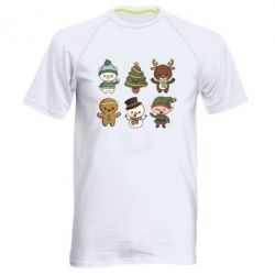 Чоловіча футболка для спорту Newborn New Year - PrintSalon