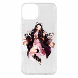 Чохол для iPhone 14 Nezuko cat - PrintSalon