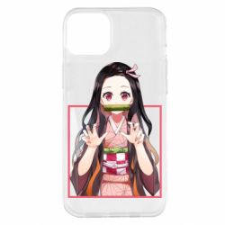 Чехол для iPhone 14 Plus Nezuko - PrintSalon