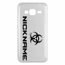 Чехол для Samsung J3 2016 Nickname Counter Strike logo - PrintSalon