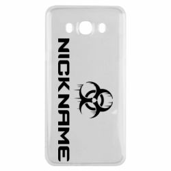 Чехол для Samsung J7 2016 Nickname Counter Strike logo - PrintSalon