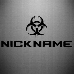 Наклейка Nickname Counter Strike logo - PrintSalon