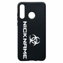 Чехол для Huawei P30 Lite Nickname Counter Strike logo - PrintSalon