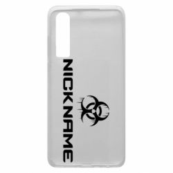 Чехол для Huawei P30 Nickname Counter Strike logo - PrintSalon