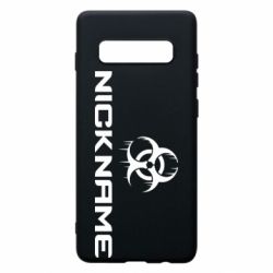 Чехол для Samsung S10+ Nickname Counter Strike logo - PrintSalon