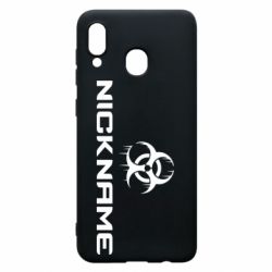 Чехол для Samsung A20 Nickname Counter Strike logo - PrintSalon