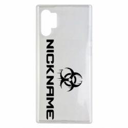 Чехол для Samsung Note 10 Plus Nickname Counter Strike logo - PrintSalon