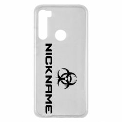 Чехол для Xiaomi Redmi Note 8 Nickname Counter Strike logo - PrintSalon