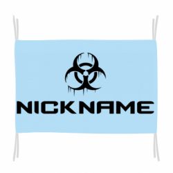 Флаг Nickname Counter Strike logo - PrintSalon