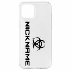 Чехол для iPhone 12 Pro Max Nickname Counter Strike logo - PrintSalon