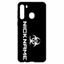 Чехол для Samsung A21 Nickname Counter Strike logo - PrintSalon