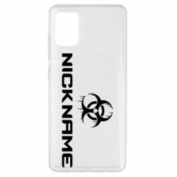 Чехол для Samsung A51 Nickname Counter Strike logo - PrintSalon