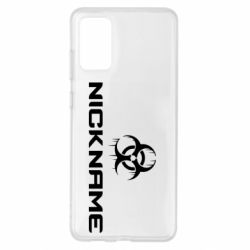 Чехол для Samsung S20+ Nickname Counter Strike logo - PrintSalon