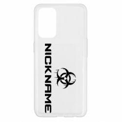 Чехол для Oppo Reno 5 4G Nickname Counter Strike logo - PrintSalon