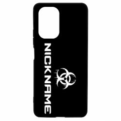 Чехол для Xiaomi Poco F3/K40 Nickname Counter Strike logo - PrintSalon