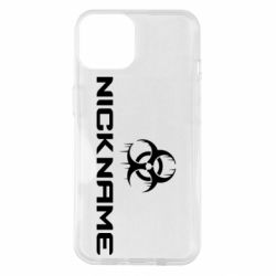 Чехол для iPhone 14 Nickname Counter Strike logo - PrintSalon