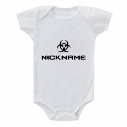 Детский бодик Nickname Counter Strike logo - PrintSalon