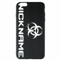 Чехол для iPhone 6 Plus/6S Plus Nickname Counter Strike logo - PrintSalon