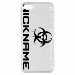 Чехол для iPhone5/5S/SE Nickname Counter Strike logo - PrintSalon