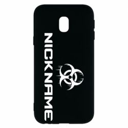 Чехол для Samsung J3 2017 Nickname Counter Strike logo - PrintSalon