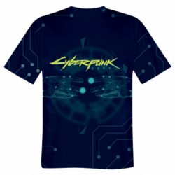 Мужская футболка 3D Nickname Cyberpunk - PrintSalon