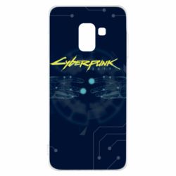 Чехол для Samsung A8 2018 Nickname Cyberpunk-PrintSalon Чехол для Samsung A8 2018 Nickname Cyberpunk