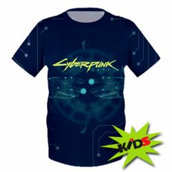 Детская 3D футболка Nickname Cyberpunk - PrintSalon