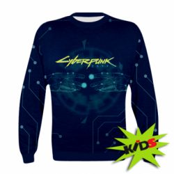 Детский 3D свитшот Nickname Cyberpunk - PrintSalon