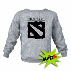 Детский свитшот Nickname Dota - PrintSalon