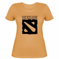 Женская футболка Nickname Dota - PrintSalon