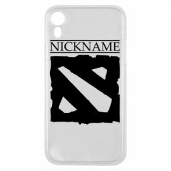 Чехол для iPhone XR Nickname Dota