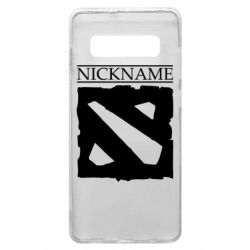 Чехол для Samsung S10+ Nickname Dota - PrintSalon