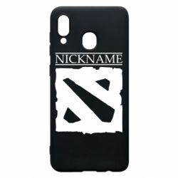 Чехол для Samsung A20 Nickname Dota