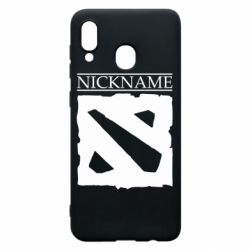 Чехол для Samsung A30 Nickname Dota - PrintSalon