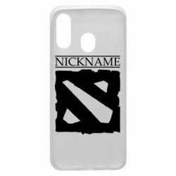 Чехол для Samsung A40 Nickname Dota - PrintSalon