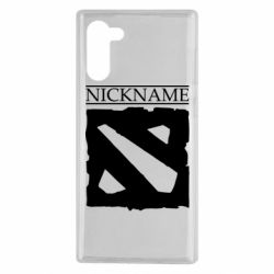 Чехол для Samsung Note 10 Nickname Dota - PrintSalon