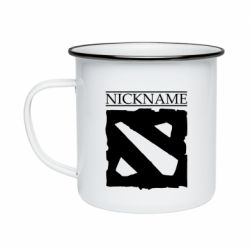 Кружка эмалированная Nickname Dota - PrintSalon