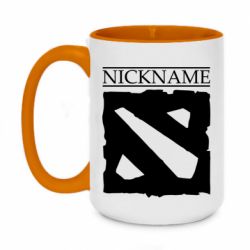 Чашка двухцветная 420ml Nickname Dota